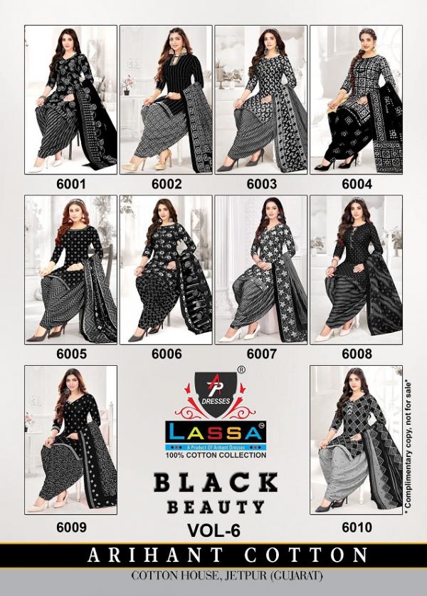 Arihant Lassa Black Beauty Vol-6 – Dress Material